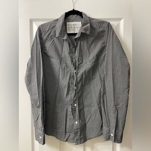 Frank & Eileen Shirt // B&W Mini Check // L